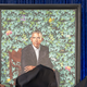 Former President Barack Obama, right, and Artist Kehinde Wiley, left, unveil Obama's official portrait at the Smithsonian's National Portrait Gallery, Monday, Feb. 12, 2018, in Washington.